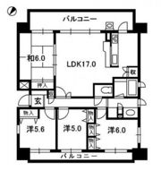 クレアセトル草津の間取り画像