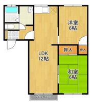 ラフォーレ大沢part1の間取り画像