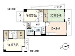 シティハイツ舟入の間取り画像