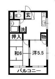 和光マンションの間取り画像