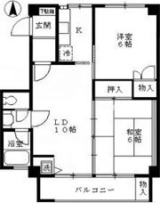 山添マンションの間取り画像