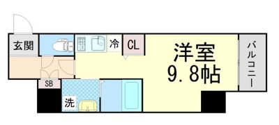 アクアラフォレ豊中の間取り画像