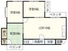 コーポ翠の間取り画像