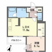 LINO GRANDE 牛田中の間取り画像