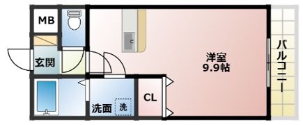 クルンテープ瀬田の間取り画像