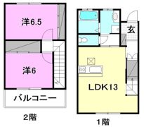Natural Garden 南吉田の間取り画像