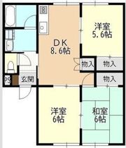 ピアー横手の間取り画像