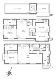 中目黒戸建の間取り画像
