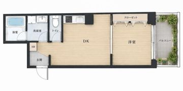 リベール荻窪の間取り画像
