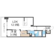 リビオメゾン新大阪の間取り画像