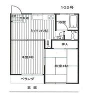森ハイツの間取り画像