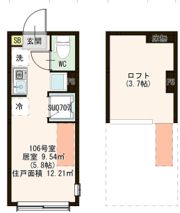 アルカディア上板橋の間取り画像