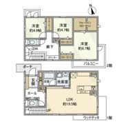 海神戸建の間取り画像