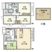 貸家 西東京市富士町の間取り画像