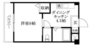 KBコート泉町の間取り画像
