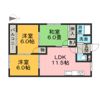 コスモビュー下三緒の間取り画像