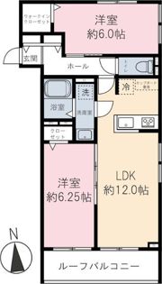 カーサ ファルコの間取り画像