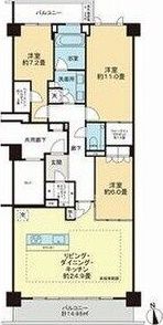 ザ・パークハウス覚王山の間取り画像