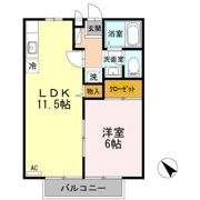 CASAあしだ B棟の間取り画像