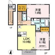 D-ROOM・ヤマイチ Bの間取り画像