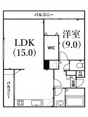 住吉VALOREⅡの間取り画像