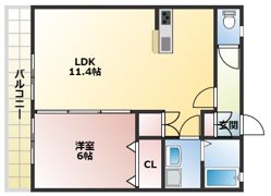 カーサルーチェ2の間取り画像