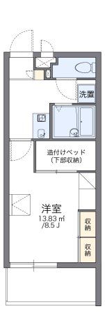 レオパレスGトレバリーの間取り画像