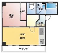 コーポFUJIMIの間取り画像