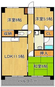 アブニール篠崎第二ビルの間取り画像