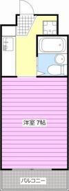 カモエKマンションの間取り画像