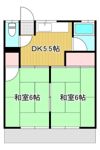 コーポ米津の間取り画像