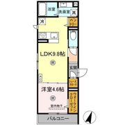 レーヴ・ウェル松代の間取り画像