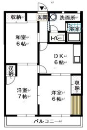 ステイ1伊福町の間取り画像