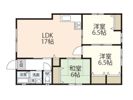 北長瀬貸家の間取り画像