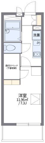 レオパレス中吉田Uの間取り画像