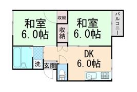 第2三賀ハウスの間取り画像