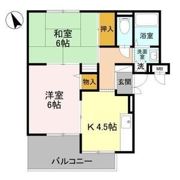 アーバンライフフミの間取り画像