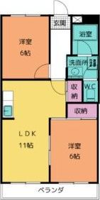 セントール原の間取り画像