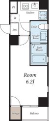 ラティス新橋の間取り画像
