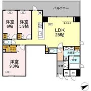 サンジョイアゼロの間取り画像