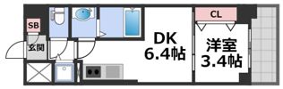 エスリードレジデンス都島デュオの間取り画像