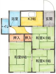 山城荘の間取り画像
