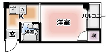 ランドマーク春日寝屋川の間取り画像