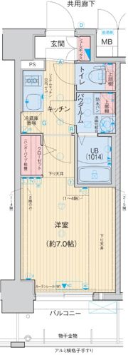 アドバンス神戸マーレの間取り画像