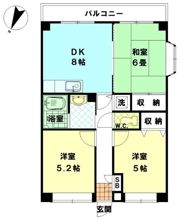 ガーデンクレス弐番館の間取り画像