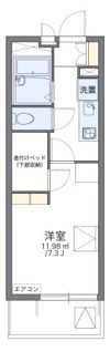 レオパレスさざんかの間取り画像