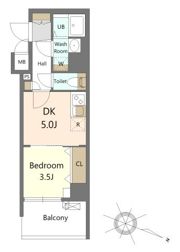S-RESIDENCE横濱吉野町burgeonの間取り画像