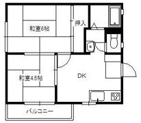 サンハイツ廣木の間取り画像