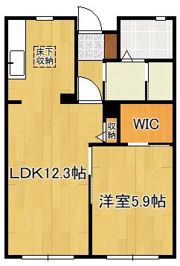 ディアコート徳力新町の間取り画像