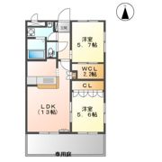 メイプルタウンBの間取り画像